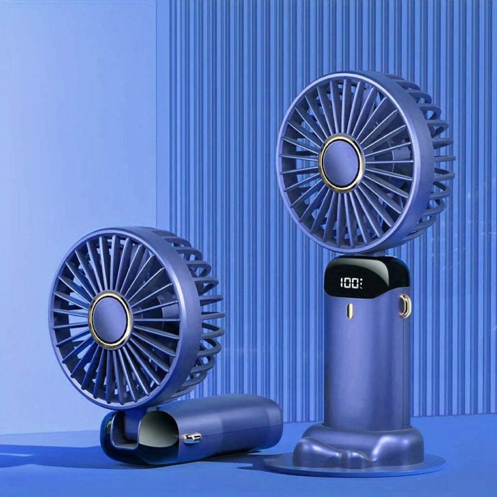 Mini Ventilateur Rechargeable Portable – Fraîcheur Partout