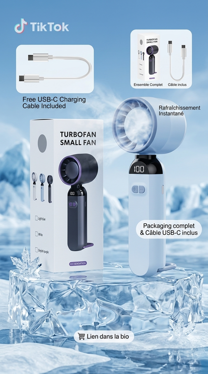 Mini ventilateur portable rechargeable