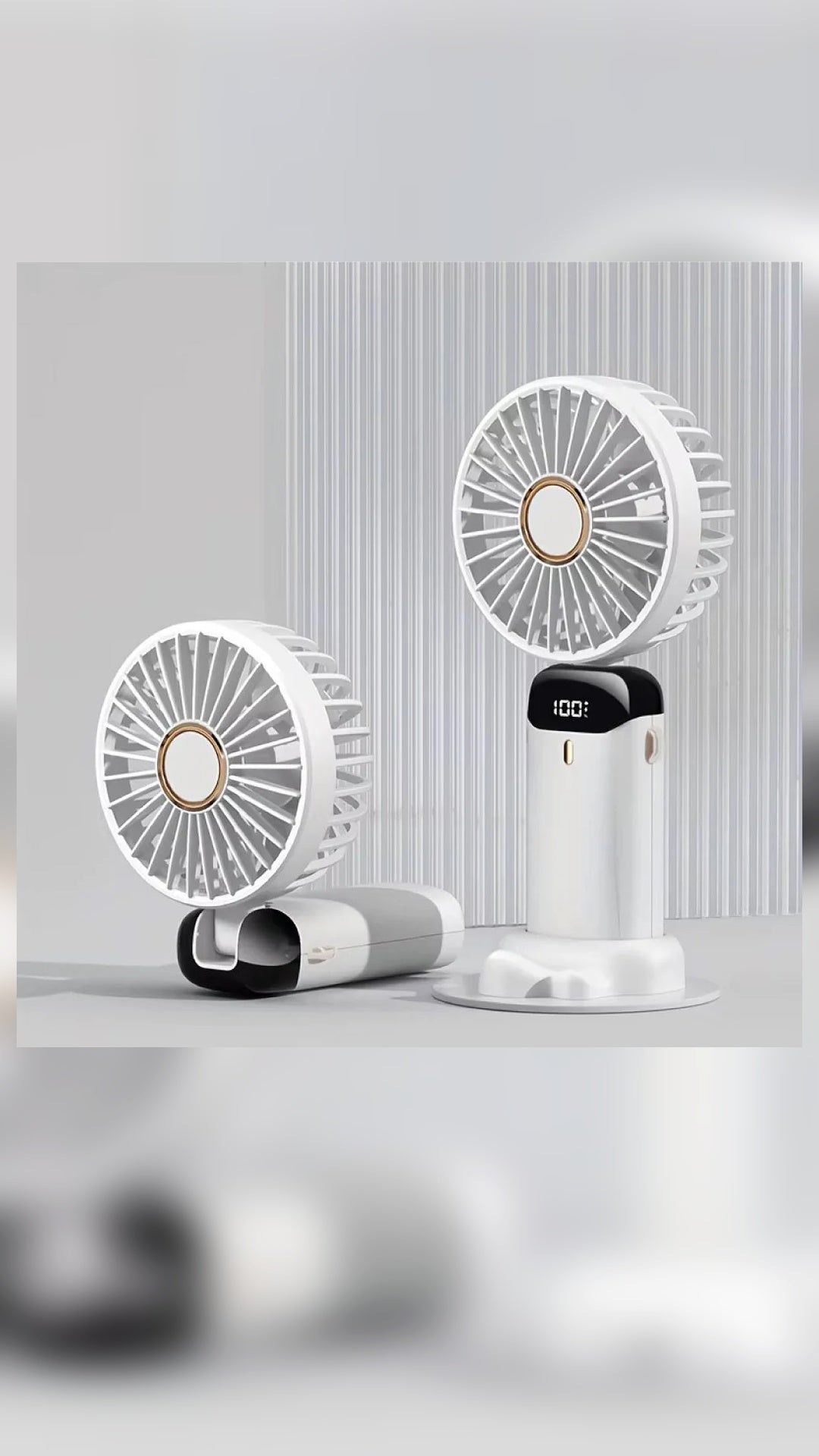 Mini Ventilateur Rechargeable Portable – Fraîcheur Partout