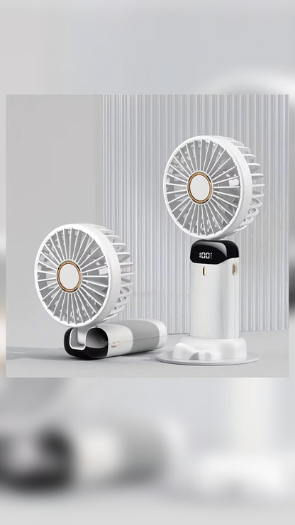 Mini Ventilateur Rechargeable Portable – Fraîcheur Partout