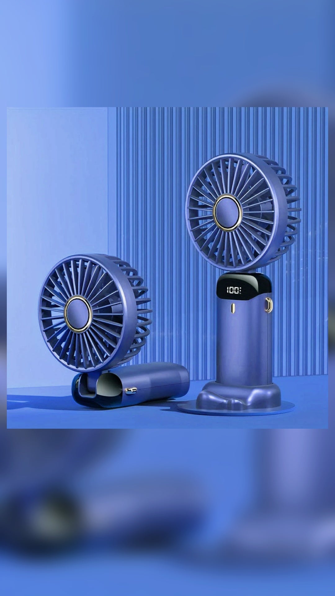 Mini Ventilateur Rechargeable Portable – Fraîcheur Partout