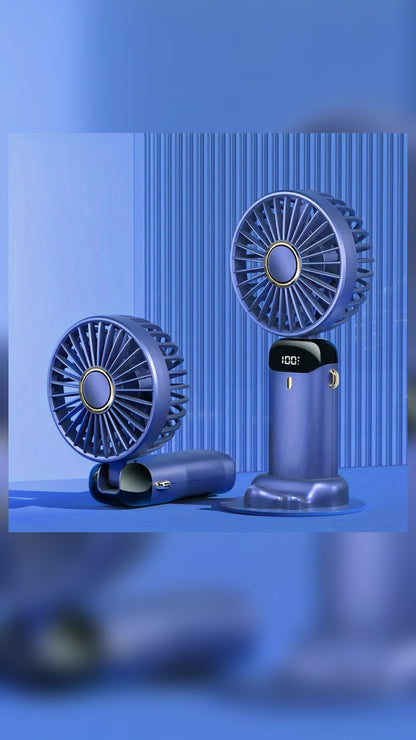 Mini Ventilateur Rechargeable Portable – Fraîcheur Partout