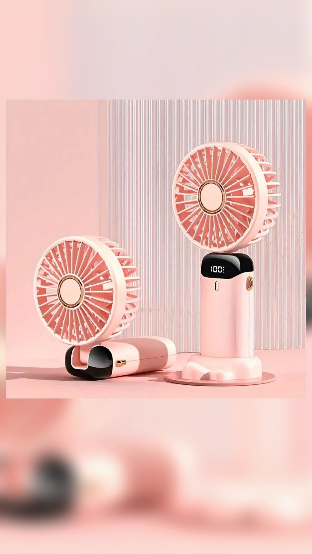 Mini Ventilateur Rechargeable Portable – Fraîcheur Partout